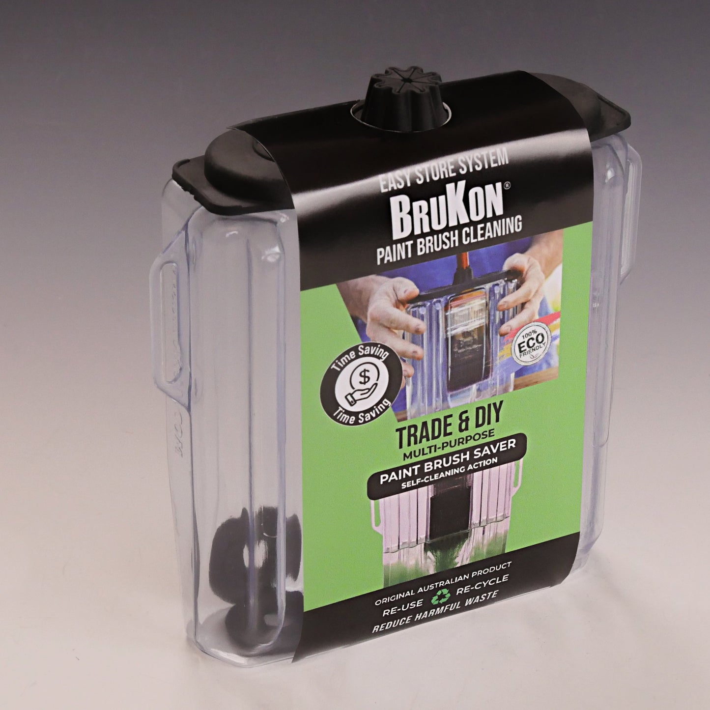 BruKon Single Pack Paint Brush Cleaning Container & Storage