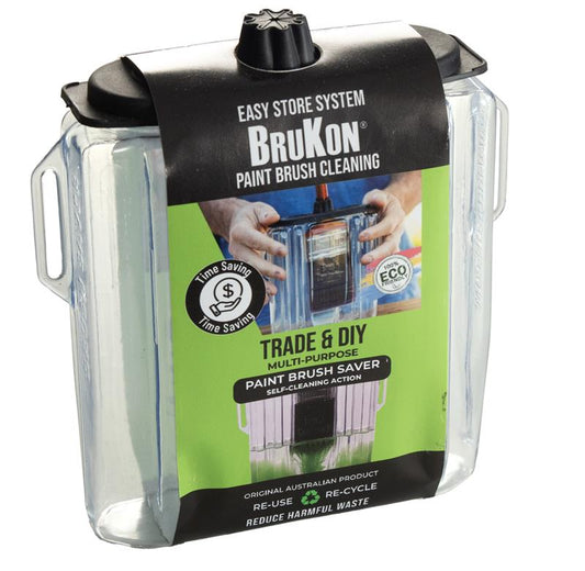BruKon one-pack brush cleaning container